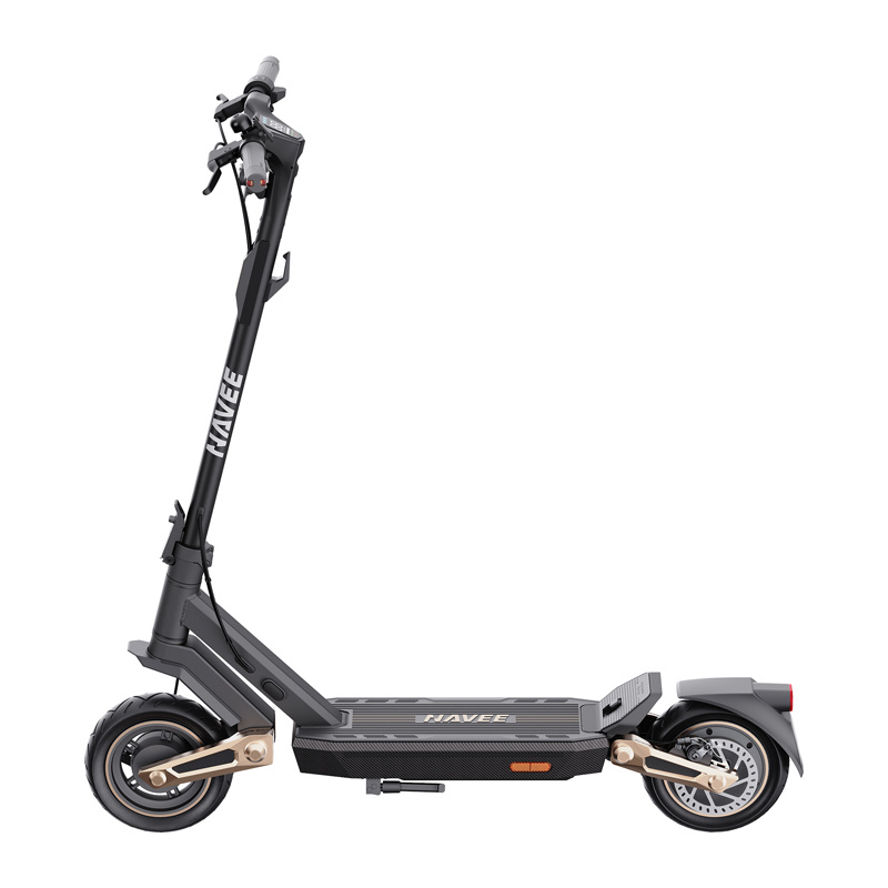 Trotinet elektrik NAVEE ST3 Pro, rrota 10", palosës, i zi