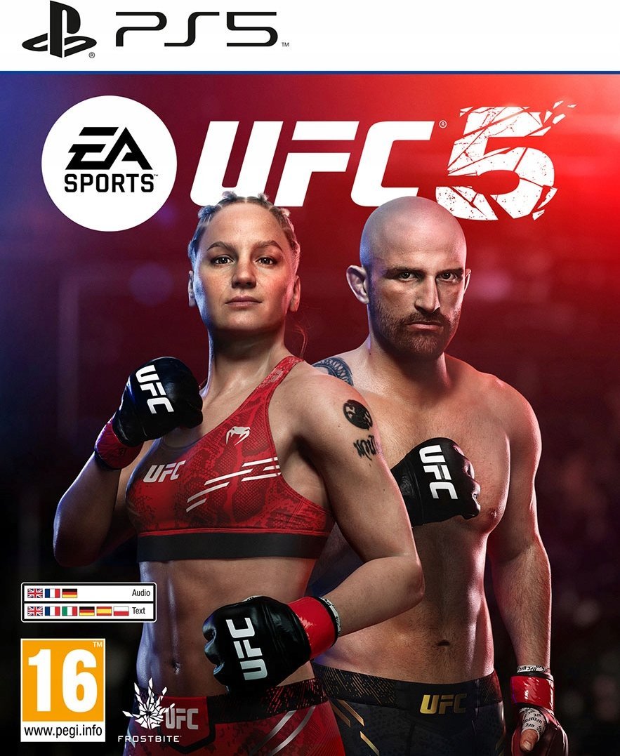 Игра PS5 електронски спорт УФЦ 5, спортска боречка