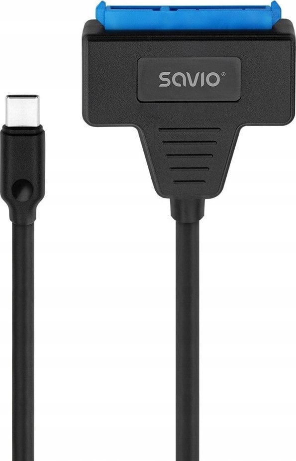Adapter për disk 2.5" Savio AK-69, USB C 3.1 Gen 1, SATA, i zi