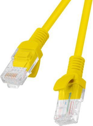 Kabllo rrjeti Lanberg RJ-45/RJ-45 kat.5e 15m (PCU5-10CC-1500-Y), e verdhë