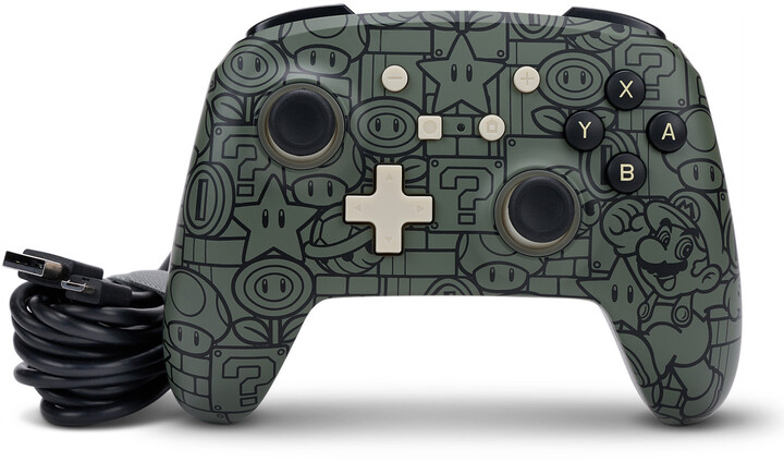Kontroller PowerA Enhanced Wired Controller, Power-Up Mario (SWITCH)