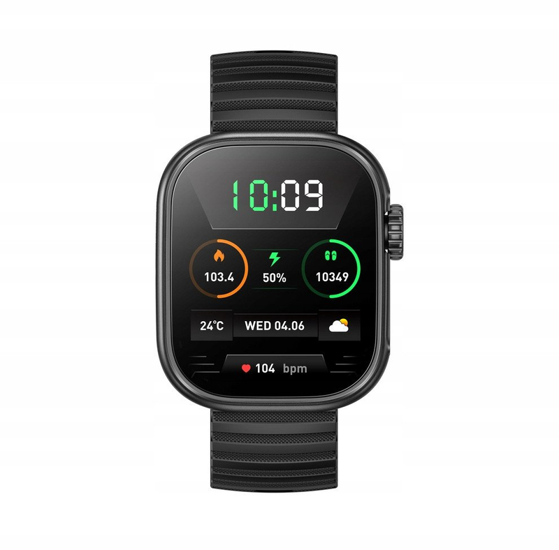 Ora inteligjente Aiwa SW-A700 V2, 1.52", Bluetooth, e zezë