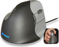 Maus Evoluent VerticalMouse, me kabllo, USB, i zi dhe i hirt