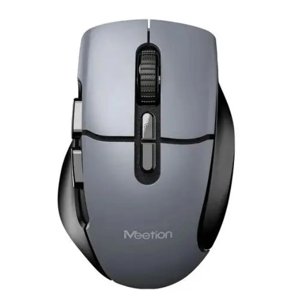 Maus Wireless & Bluetooth Meetion BTM001 – Dual-Mode, 7 butona silent, Gri