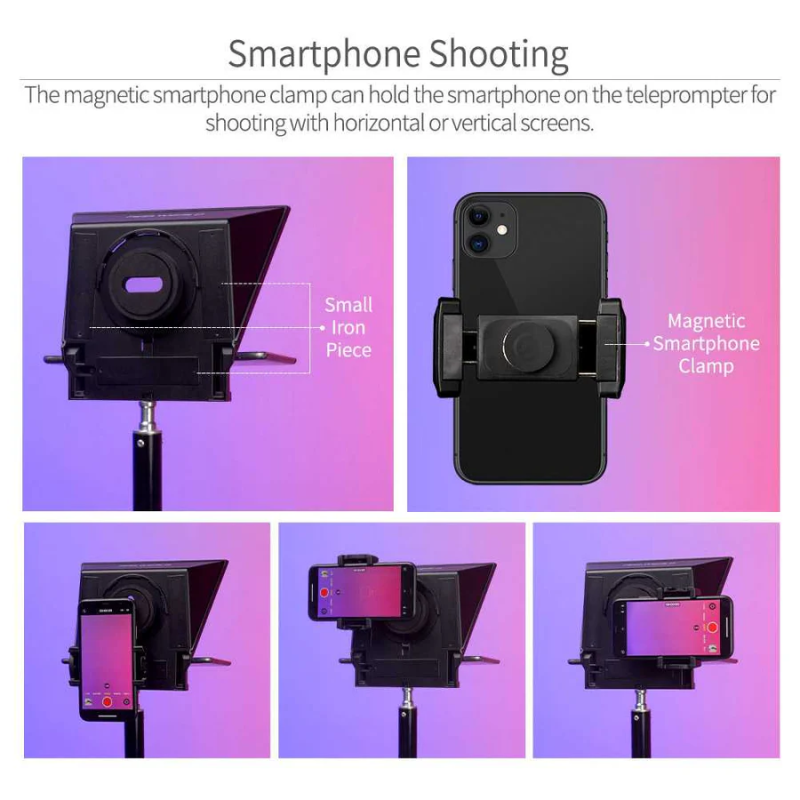 Feelworld TP2A Teleprompter për telefon/tabletë