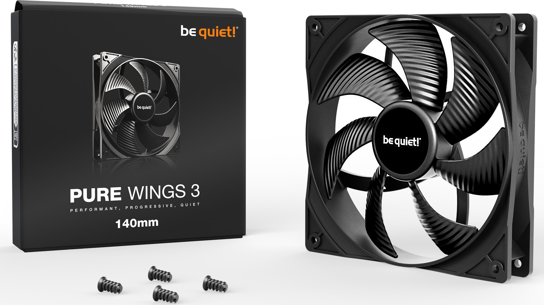Ventilator PC be quiet! Pure Wings 3 140mm, 140mm, Rifle bearing, i zi