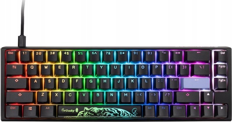 Tastierë mekanike Ducky One 3 SF, RGB, Cherry MX Silent Red, e zezë