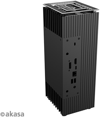 Kasë kompjuteri Akasa Turing A50 (passive) V2, e zezë