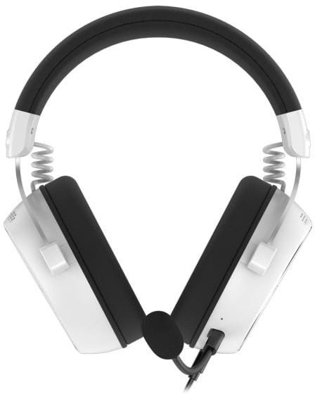 Kufje gaming me kabllo Hator Hypergang 3, 3.5mm, mikrofon i shkëputshëm, të bardha