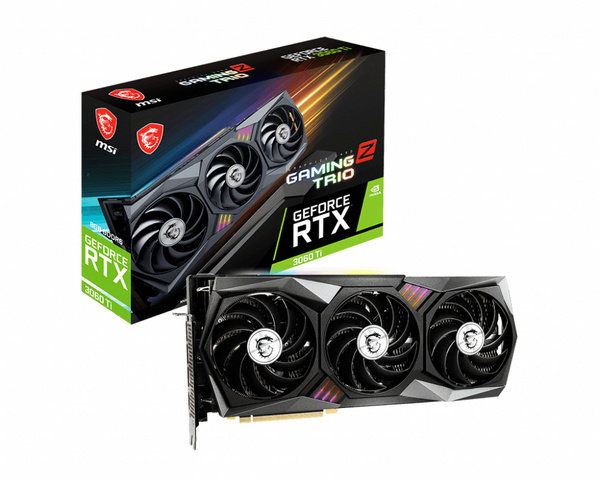 Kartelë grafike MSI RTX 3060 TI Gaming Z Trio 8G LHR NVIDIA GeForce RTX 3060 Ti 8 GB GDDR6