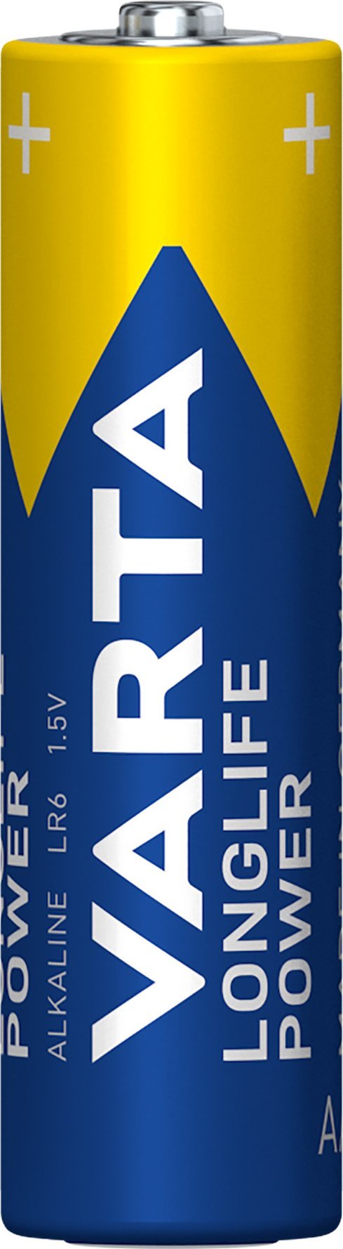 Bateri alkaline Varta Longlife Power AA, 1.5V, paketim 8 copë