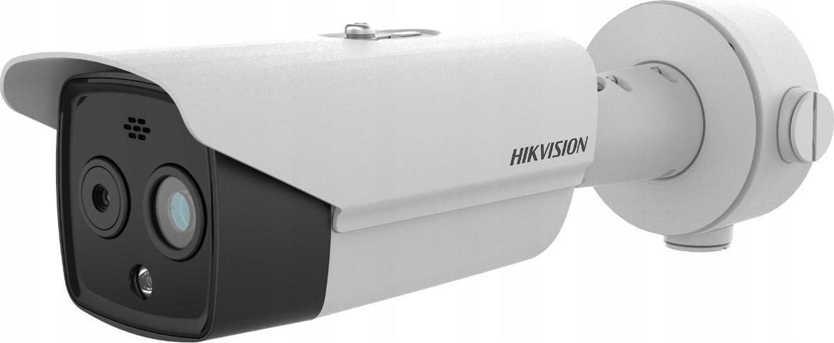 IP камера за безбедност Hikvision DS-2TD2628-10/QA, термална и оптичка, за надворешна употреба, бела