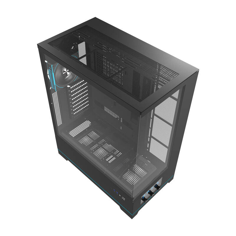 Kuti kompjuteri Darkflash DY451L Pro, ATX, ventilator i përfshirë, e zezë