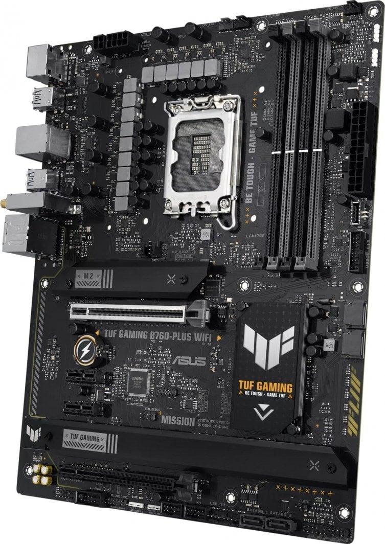 Plakë amë Asus TUF GAMING B760-PLUS WIFI, e zezë
