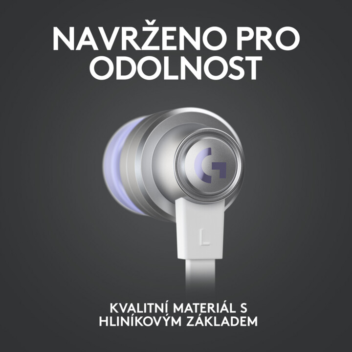 Dëgjuese Logitech G333, të bardha