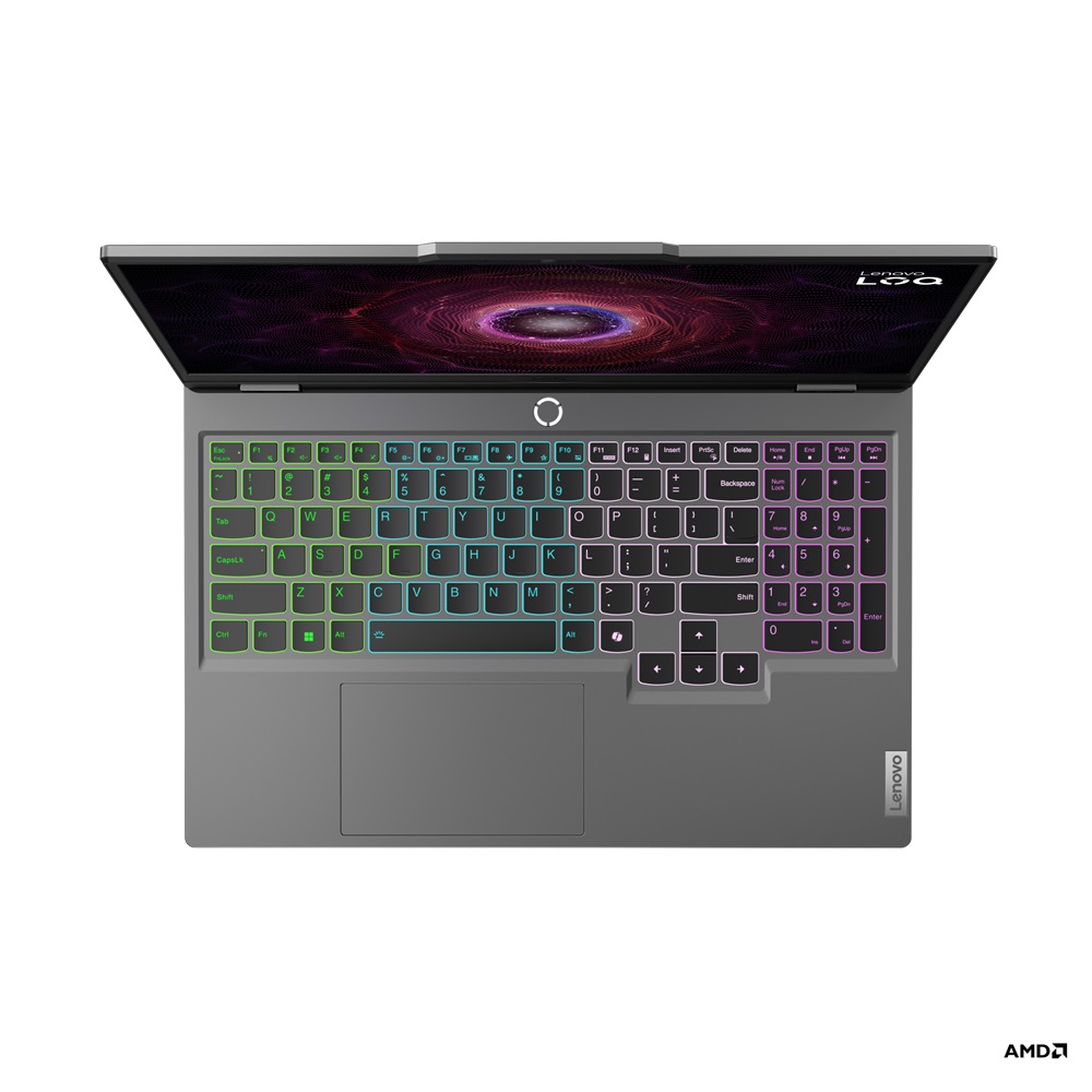 Laptop gaming Lenovo LOQ 15AHP9, Ryzen 7, 16GB RAM, 1TB SSD, RTX 4060, gri