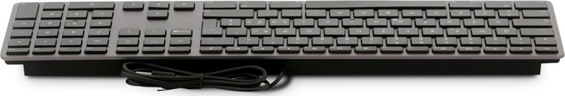 Tastierë LMP USB Keyboard with Large Characters, 110 taste, me kabllo USB, gri