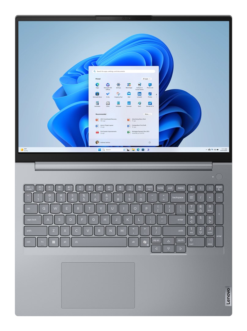 Laptop Lenovo 21SK008QPB, 16", Intel Core Ultra 7, 16GB RAM, i zi