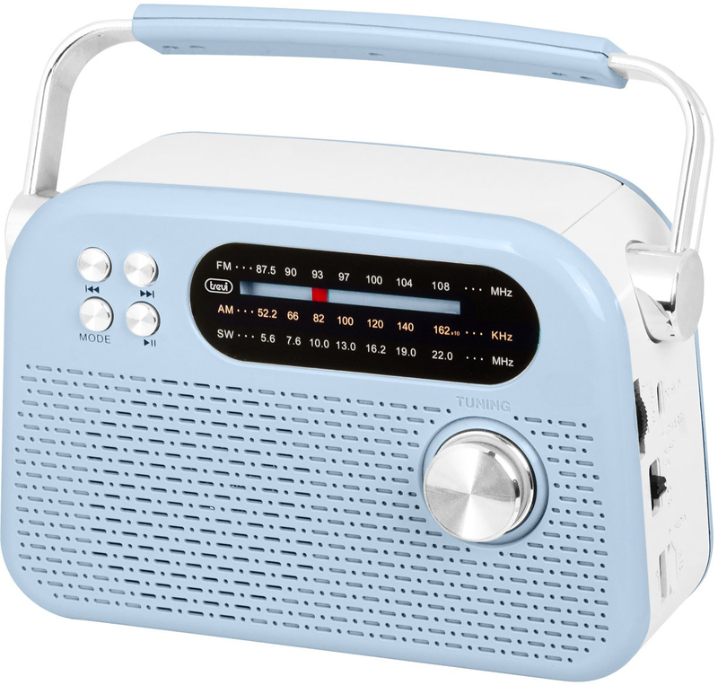 Radio portative Trevi RDA 70 BR, FM AM, blu