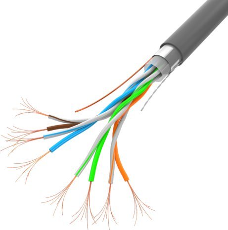 Kabllo rrjeti Lanberg (LCF5-11CC-0305-S), FTP, kat-5e, 305 m, e hirtë