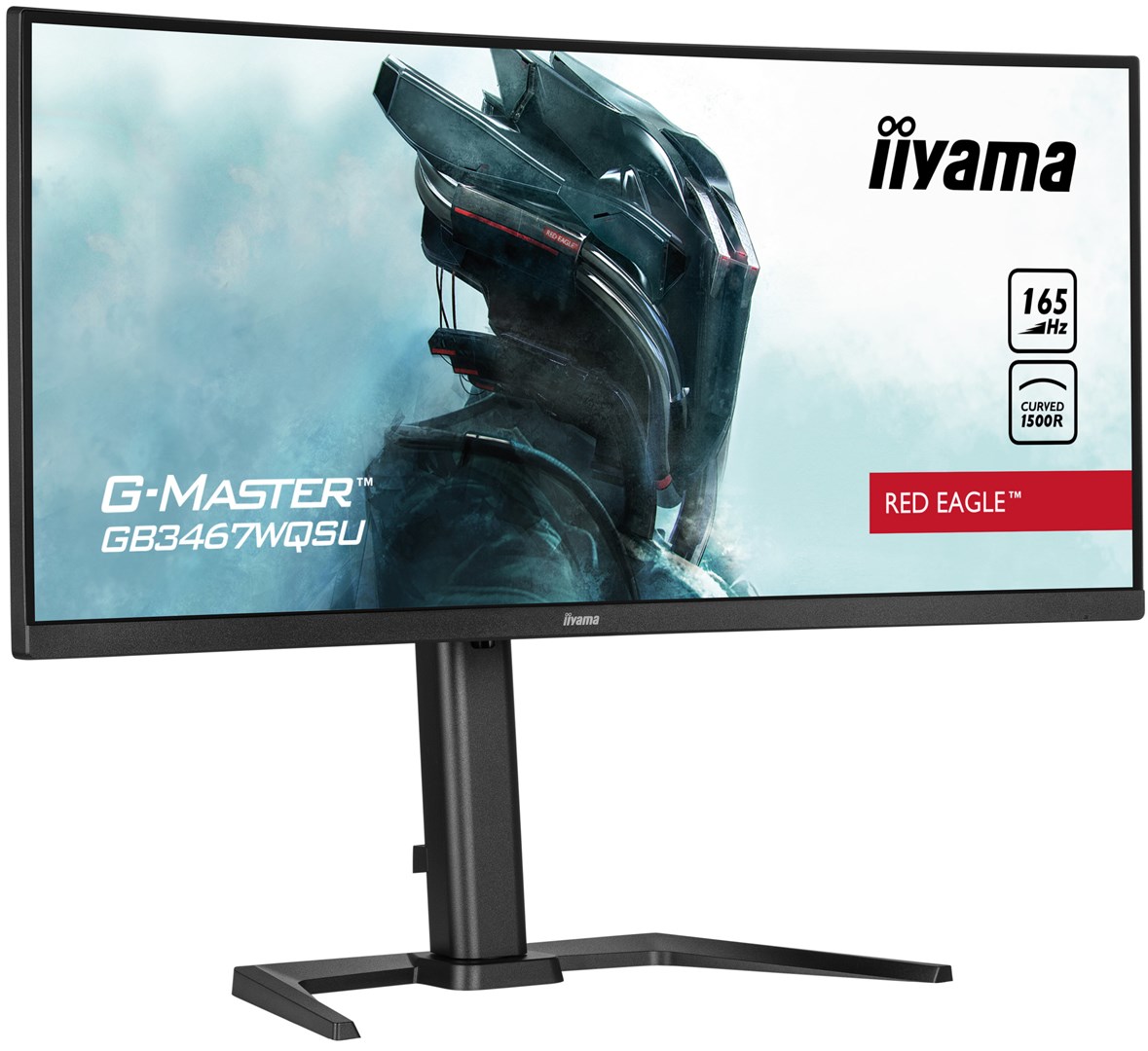 Monitor iiyama G-MASTER GB3467WQSU-B5, 34", 3440 x 1440, 165 Hz, i zi