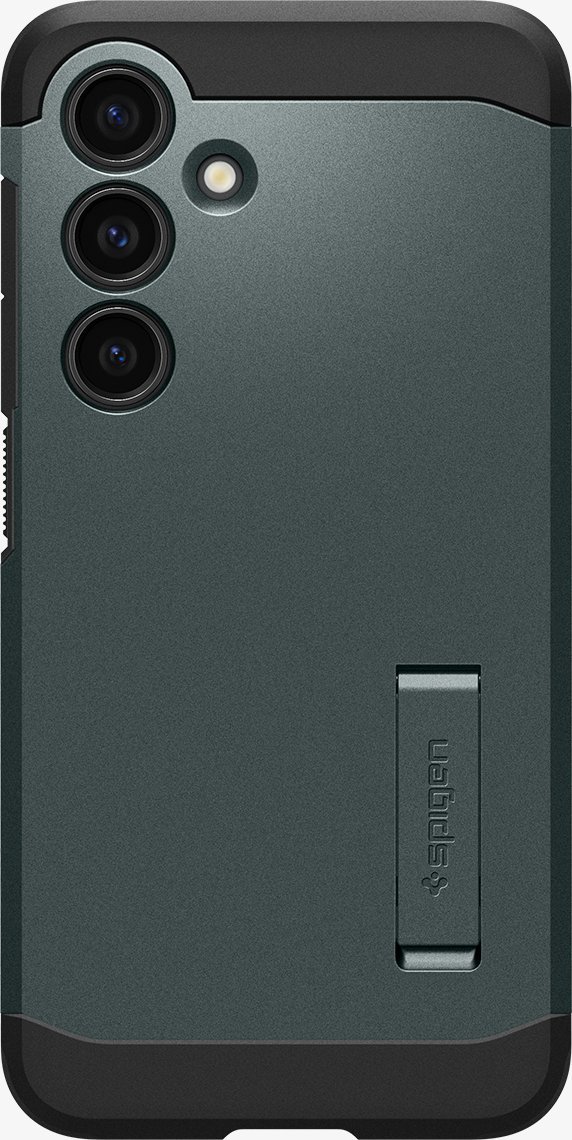 Mbajtëse telefoni Spigen Tough Armor, Samsung Galaxy S24, Abyss Green, jeshile