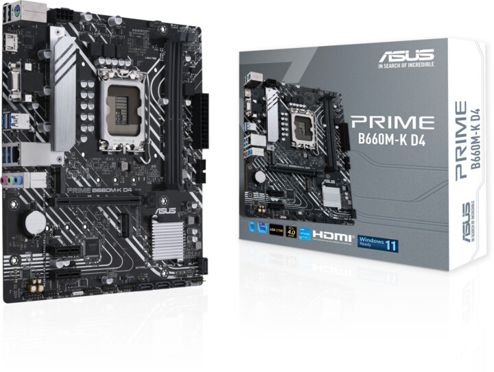 Pllakë amë ASUS PRIME B660M-K D4 (DDR4) - Intel B660