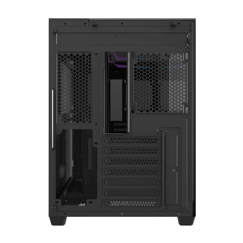 Kuti kompjuteri DarkFlash TH285 ATX Cube, gaming, ARGB, xham i temperuar, e zezë