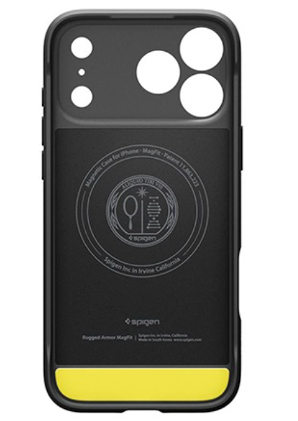 Mbrojtëse Spigen Rugged Armor MagSafe, për iPhone 17 Pro Max, e zezë 3