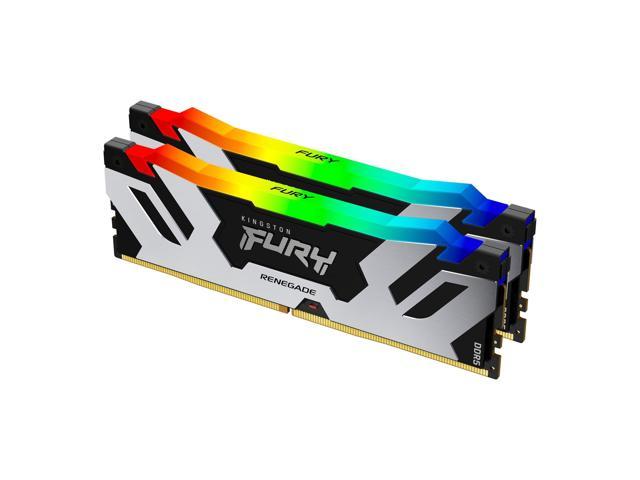 Ram desktop Kingston FURY Renegade RGB, 16GB DDR5, 7200MT/s CL38, kit 2 copë