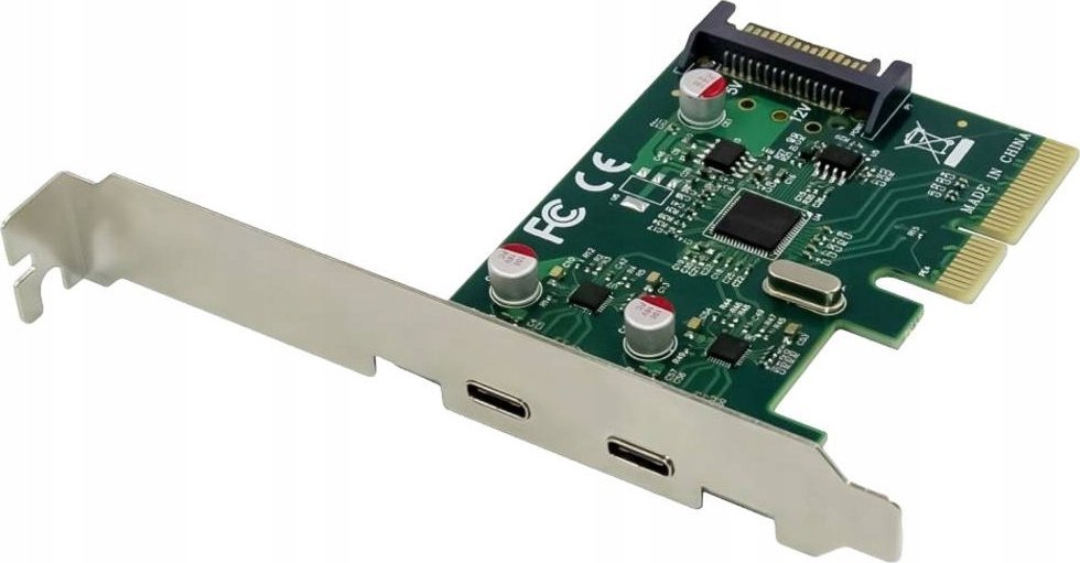 Kartë PCIe Conceptronic EMRICK, 2 porta USB 3.2 Gen 2 Type C, 10 Gbps