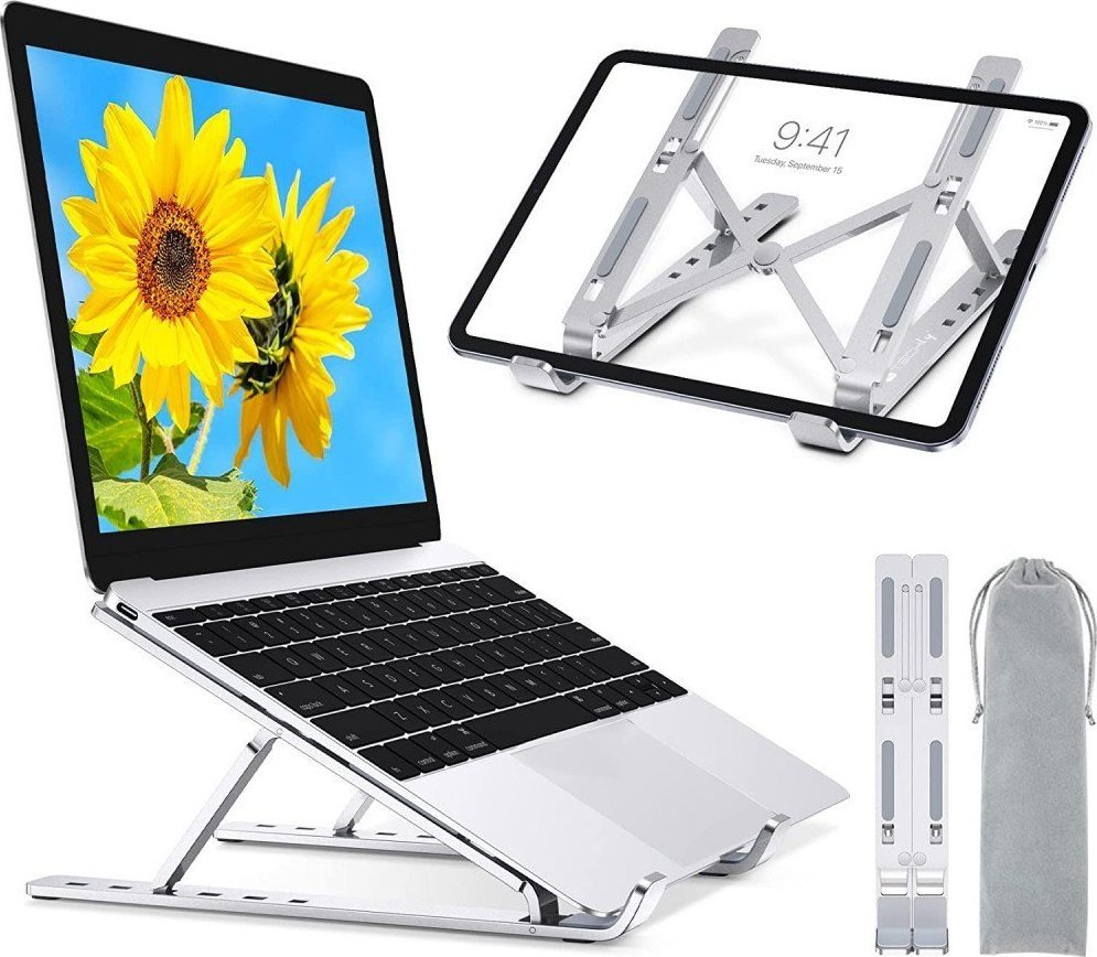 Mbajtëse palosëse për laptop dhe tablet Techly ICA-TBL 134TY, 10" 16", alumin, gri