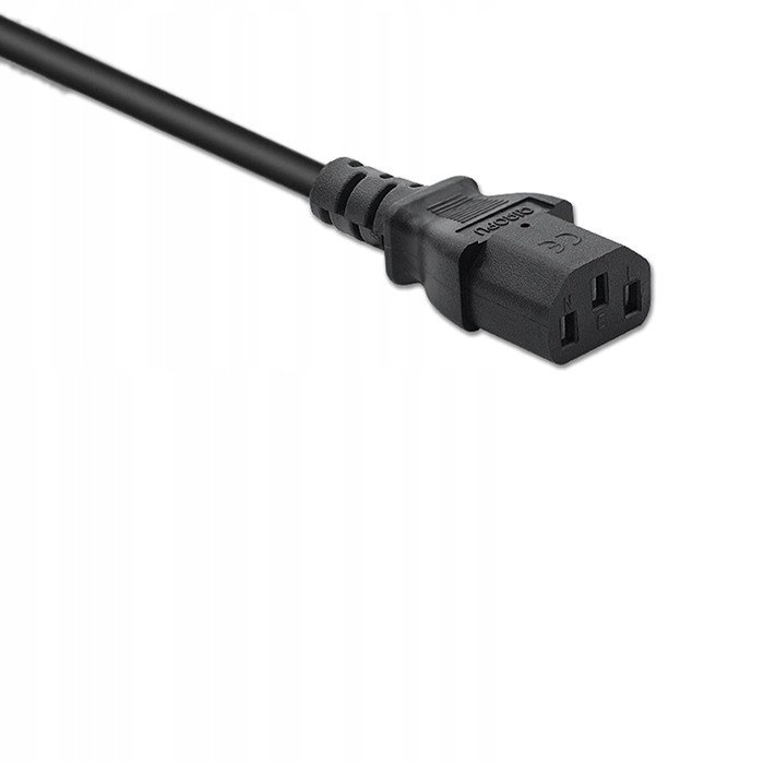 Kabllo zgjatuese Qoltec IEC C13 C14, 1.5m, 3x1.0mm², e zezë