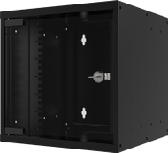 Ѕиден кабинет 10" 4U Triton, длабочина 300 mm, монтиран, црн