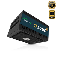 Furnizuesi i energjisë EVOLVEO G1000, 1000W, 80+ GOLD, ATX 3.1, plotësisht modular, i zi
