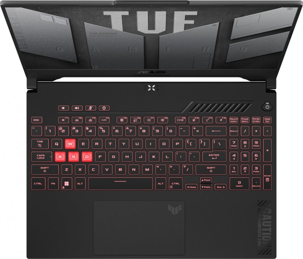 Laptop ASUS TUF Gaming A15, 15.6", AMD Ryzen 9 7940HS, 64 GB RAM, 1 TB SSD, NVIDIA GeForce RTX 4070, i zi dhe i hirtë