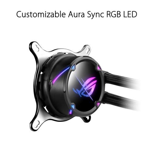 Ftohës likuid CPU ASUS ROG Strix LC II 360 ARGB, 360mm, i zi