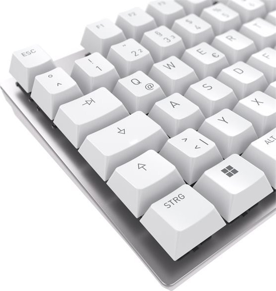 Tastierë Cherry TAS KC 200 MX, me kabllo, Cherry MX2A Silent Red, argjendtë
