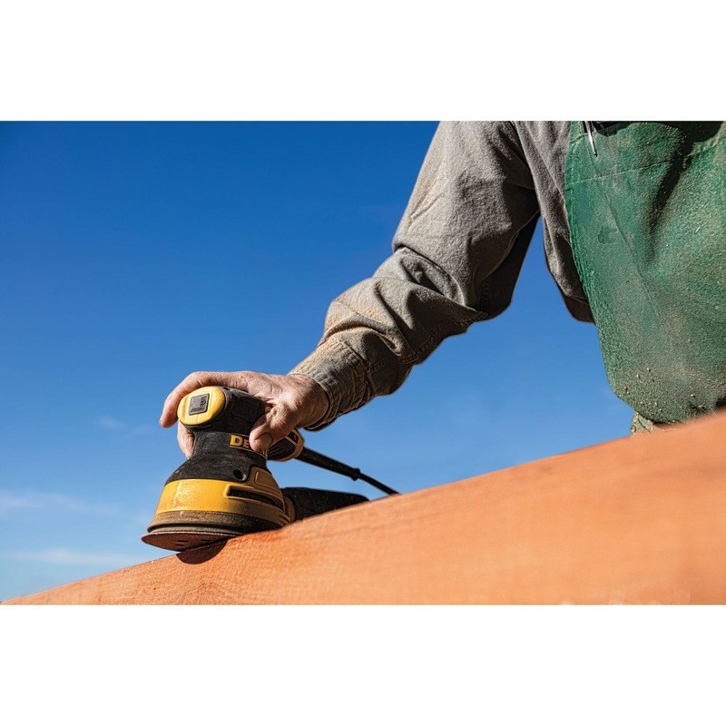 Lëmues orbital Dewalt DWE6423, 280W, 125mm, i verdhë