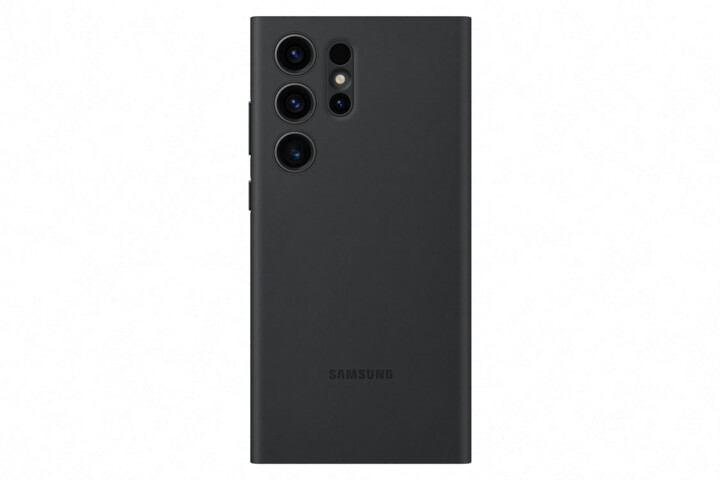 Këllëf Samsung Smart View për Galaxy S23 Ultra, i zi