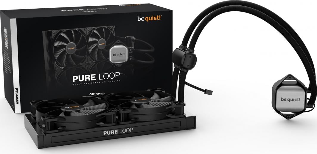 Ftohës me ujë Be quiet! Pure Loop (BW006), 240mm, i zi