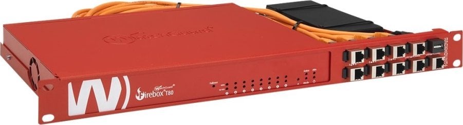 Kit montimi në raft Rackmount IT RMWGT7I, 1U, për WatchGuard T80 T85, i kuq