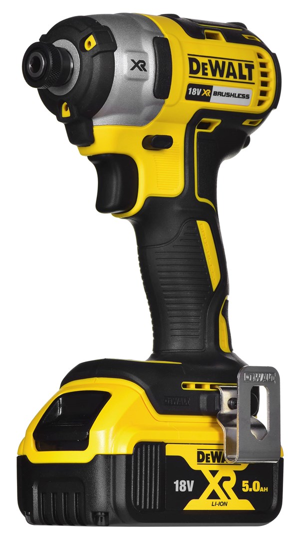 Set veglash pa kabllo Dewalt DCK266P2T QW, 18V, 2x 5.0Ah, i verdhë