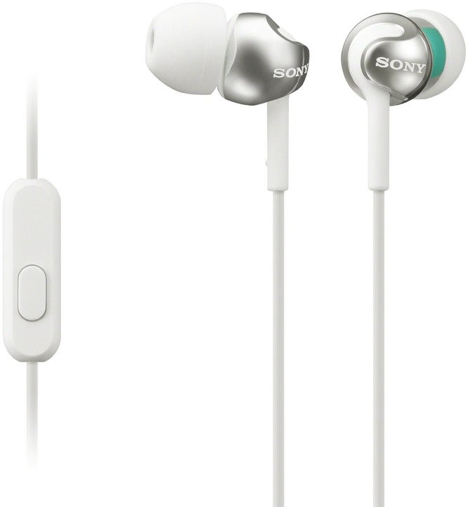 Dëgjuese Sony MDR-EX110APW, të bardha