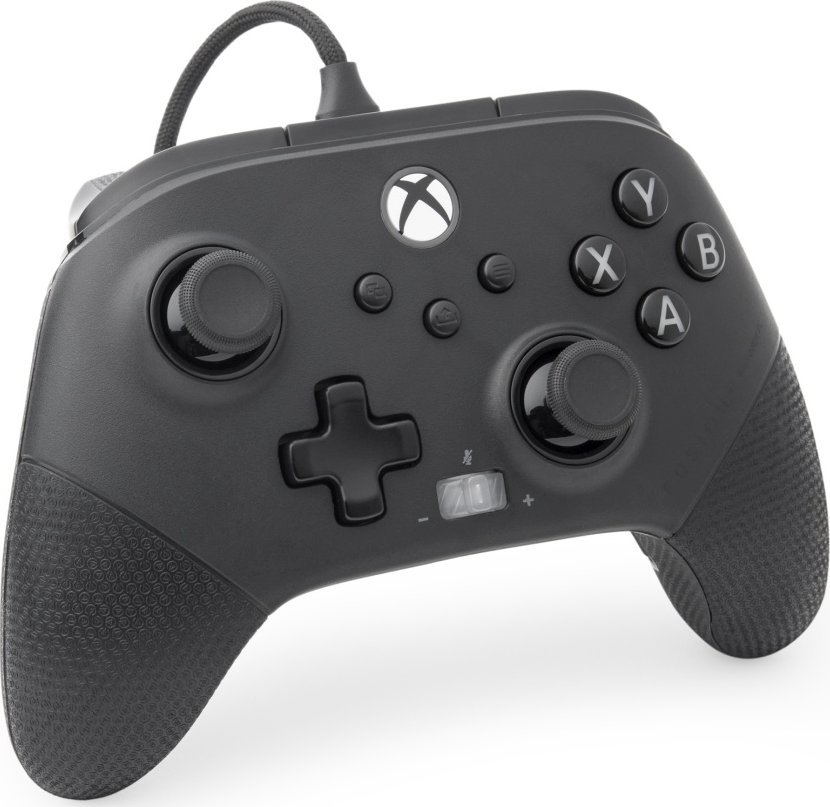 Kontrollor me kabllo PowerA Fusion Pro 4 për Xbox Series X|S, Quick-Twist Thumbsticks, Hall Effect, i zi