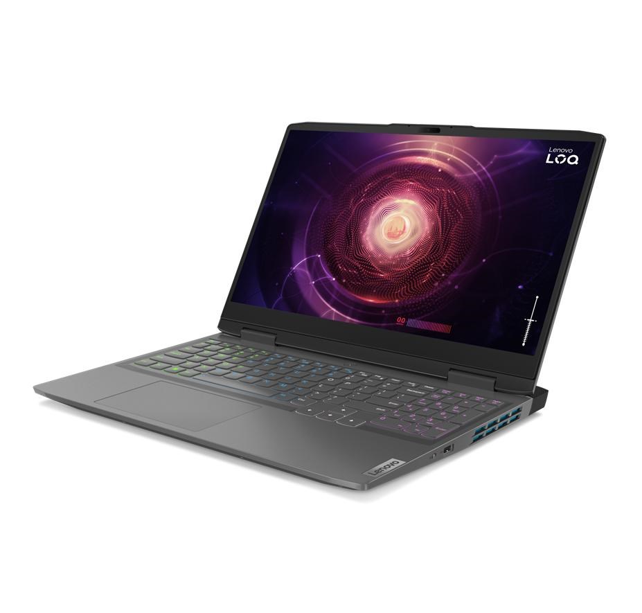 Laptop Lenovo LOQ 15APH8, 15.6", AMD Ryzen 5 7640HS, 16 GB RAM, 1 TB SSD, NVIDIA GeForce RTX 4050, i hirtë