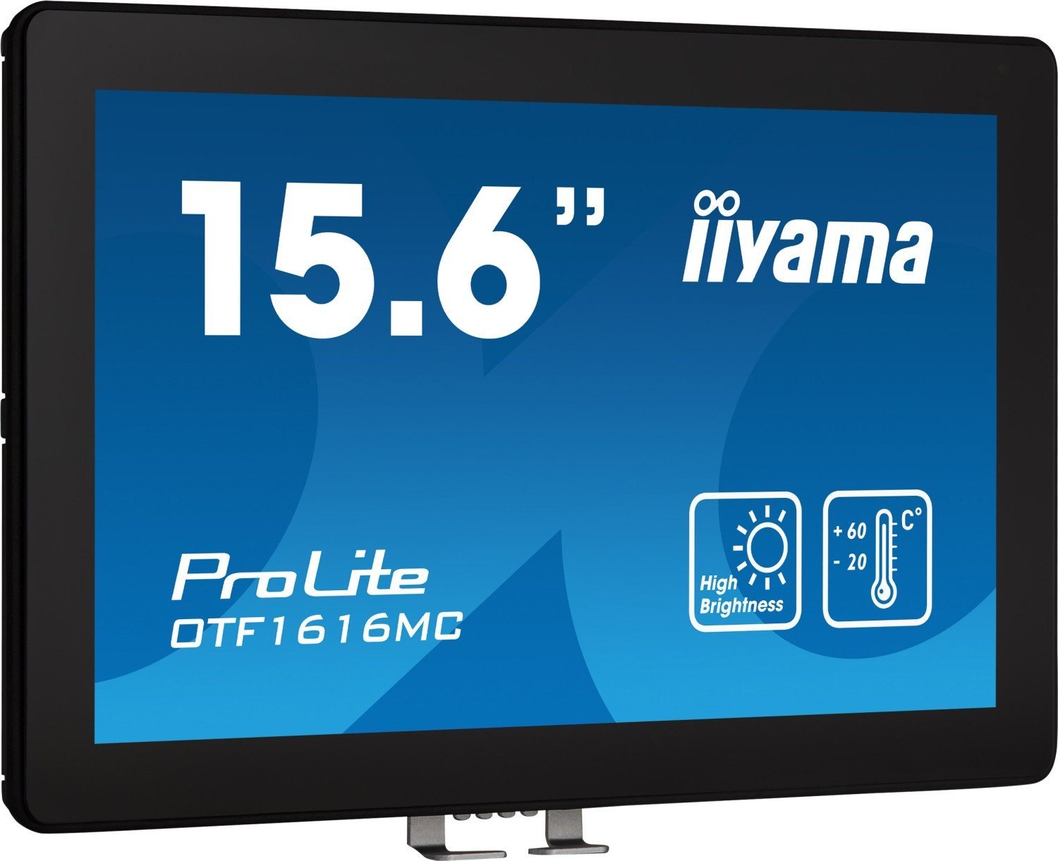 Монитор на допир Iiyama 15.6", 10 точки на допир, висока осветленост, црн