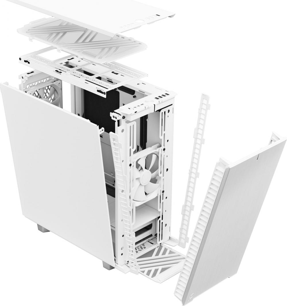 Kasë Fractal Design Define 7 Compact Solid, e bardhë, Midi Tower
