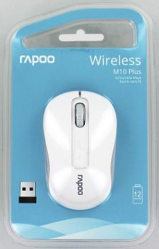 Maus Rapoo M10PLUS, wireless, USB, i bardhë