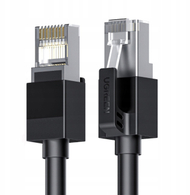 Kabllo Ethernet Ugreen NW316, Cat6 F UTP, 5m, e zezë